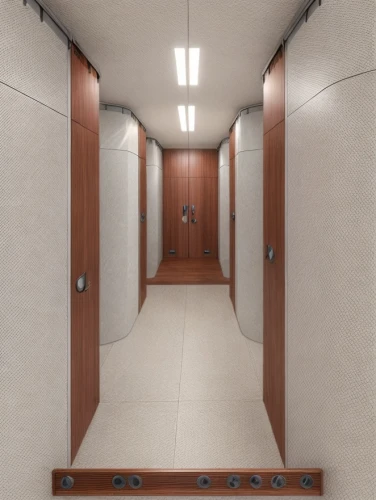 hallway space,walk-in closet,shower door,luggage compartments,shower base,3d rendering,washroom,under-cabinet lighting,hinged doors,room divider,luxury bathroom,aircraft cabin,hallway,recessed,ceramic floor tile,search interior solutions,rest room,door trim,shower bar,prefabricated buildings,Common,Common,Natural