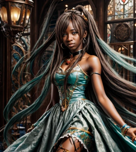 celtic queen,tiana,fairy queen,fairy tale character,ball gown,african american woman,hoopskirt,black woman,the enchantress,rapunzel,rosa 'the fairy,nigeria woman,fantasy woman,cosplay image,elven,the carnival of venice,african woman,dark elf,beautiful african american women,faerie