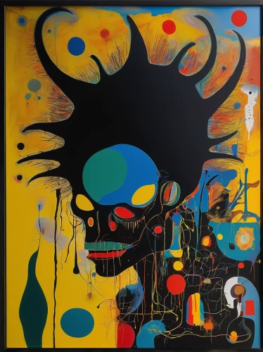 abstract cartoon art,black landscape,dali,african art,afro american,el salvador dali,atomic bomb,exploding head,meticulous painting,psychedelic art,aerosol,pere davids deer,afro-american,glass painting,abstract painting,indigenous painting,drips,art world,shirakami-sanchi,dizzy,Art,Artistic Painting,Artistic Painting 51