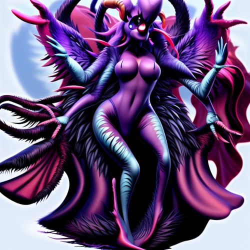 evil fairy,purple passionflower,darth talon,harpy,purple passion flower,passionflower,yulan magnolia,fantasy woman,angel of death,dark angel,purple,sorceress,black angel,nine-tailed,wing purple,dark-type,archangel,dark elf,angel and devil,devil