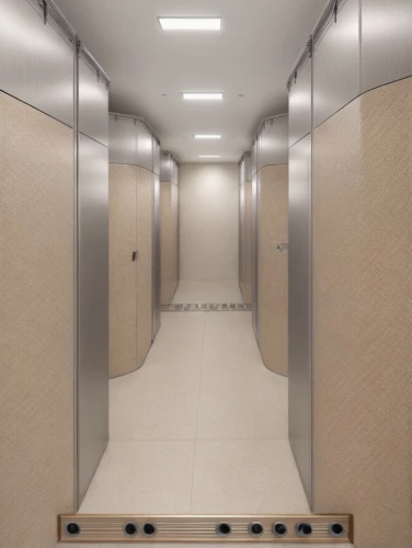 elevators,hallway space,shower door,washroom,shower base,capsule hotel,luggage compartments,under-cabinet lighting,walk-in closet,elevator,changing rooms,toilets,3d rendering,shower bar,shower panel,security lighting,prefabricated buildings,hallway,corridor,recessed,Common,Common,Natural