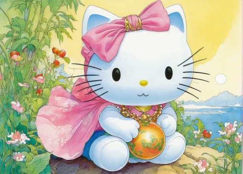 flower cat,doll cat,blossom kitten,pink cat,tea party cat,lucky cat,white cat,easter card,watercolor cat,easter theme,eglantine,cat kawaii,easter background,cute cat,flower animal,flower painting,cute cartoon image,cartoon cat,springtime background,retro easter card,Illustration,Realistic Fantasy,Realistic Fantasy 04