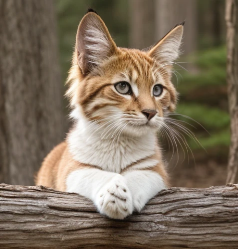 perched on a log,polydactyl cat,red tabby,japanese bobtail,american curl,american bobtail,american shorthair,european shorthair,feral cat,cute cat,breed cat,wild cat,calico cat,american wirehair,tabby cat,chinese pastoral cat,domestic short-haired cat,norwegian forest cat,tiger cat,british longhair cat,Material,Material,North American Oak