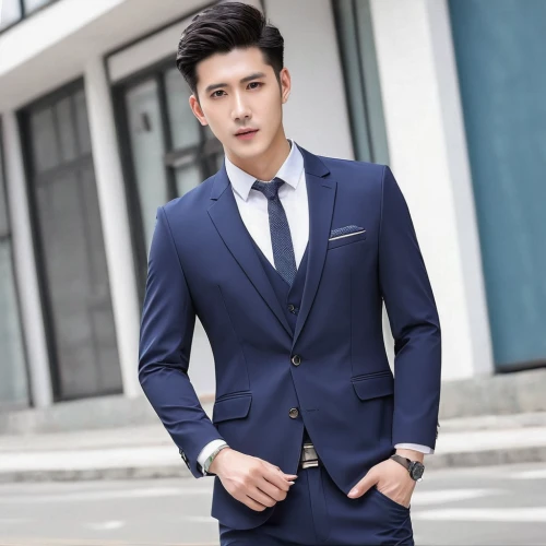 navy suit,men's suit,wedding suit,kai yang,ziu,suit,suit actor,formal guy,choi kwang-do,korean won,red tie,handsome model,dark suit,kaew chao chom,businessman,kai bei,yun niang fresh in mind,songpyeon,han bok,janome chow,Illustration,Realistic Fantasy,Realistic Fantasy 08