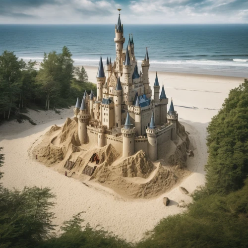 sand castle,sand sculptures,fairy tale castle,sandcastle,disney castle,fairytale castle,building sand castles,sand sculpture,shanghai disney,sand art,water castle,cinderella's castle,sleeping beauty castle,3d fantasy,gold castle,fairy tale castle sigmaringen,castles,disneyland paris,walt disney world,disneyland park,Conceptual Art,Fantasy,Fantasy 05