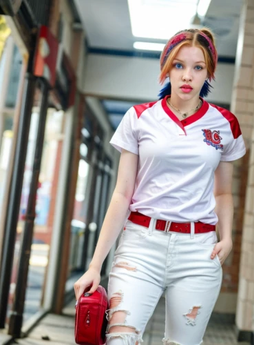 sports uniform,female nurse,sports girl,baseball uniform,sports jersey,nurse uniform,sporty,cosplay image,sports gear,soccer player,martial arts uniform,white and red,anime japanese clothing,baseball player,the girl at the station,nurse,women's football,football player,rose white and red,rugby short