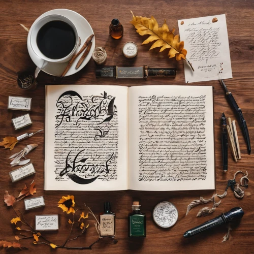 calligraphy,calligraphic,coffee and books,typography,tea and books,hand lettering,writing-book,jrr tolkien,learn to write,book pages,writing accessories,coffee tea illustration,novels,lettering,sci fiction illustration,woodtype,persian poet,fairy tale icons,arabic background,quran,Unique,Design,Knolling