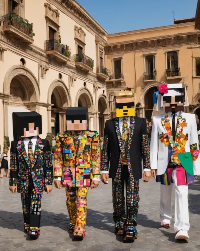 playmobil,cusco,arequipa,fashion street,antigua guatemala,minecraft,mexican culture,disney sea,seville,monkeys band,zingiberales,beatles,straw hats,easter festival,feria colors,tokyo disneysea,villagers,street fashion,tourists,barcelona,Unique,Pixel,Pixel 03