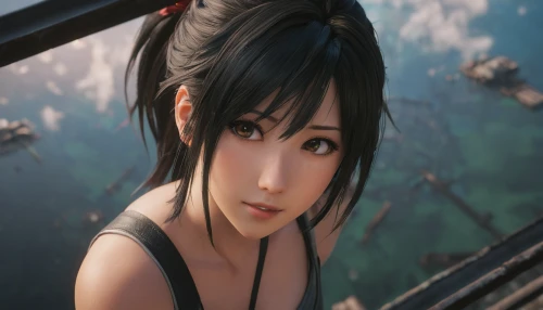 mulan,gentiana,lara,anime 3d,croft,koto,hinata,japanese background,ren,yuzu,oriental girl,dragon li,background bokeh,maya,hong,japanese woman,kinara,game character,portrait background,nori,Photography,General,Fantasy