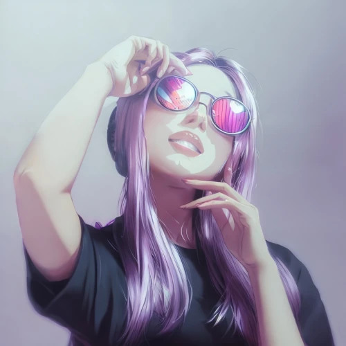 purple background,anime 3d,violet,ultraviolet,shades,twitch icon,sunglasses,purple frame,digital painting,color glasses,purple wallpaper,pink glasses,cyber glasses,purple and pink,purple,light purple,portrait background,edit icon,sun glasses,fuki,Design Sketch,Design Sketch,Character Sketch