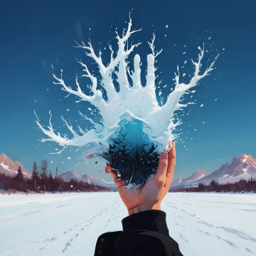 ice ball,snow ball,snowflake background,static electricity,a ball in the snow,infinite snow,conceptual photography,management of hair loss,cognitive psychology,image manipulation,winter background,exploding head,brainstorm,blue snowflake,sno-ball,snow tree,ice planet,photo manipulation,the snow queen,treemsnow,Conceptual Art,Fantasy,Fantasy 32