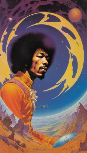jimi hendrix,jimmy hendrix,afro-american,afro american,purple moon,thundercat,cosmos,crown chakra,moor,afroamerican,purple pageantry winds,afro,tassili n'ajjer,spaceman,emperor of space,globetrotter,cosmos wind,moon walk,astral traveler,violinist violinist of the moon,Conceptual Art,Sci-Fi,Sci-Fi 16