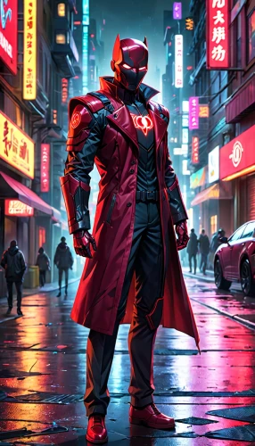 daredevil,cyberpunk,3d man,hk,lopushok,samurai,shanghai,red matrix,red super hero,red hood,kingpin,shinjuku,electro,hong kong,matrix,suit actor,the suit,cg artwork,superhero background,would a background,Anime,Anime,General