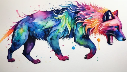 watercolor dog,colorful horse,unicorn art,painted horse,constellation wolf,rainbow unicorn,unicorn and rainbow,watercolour fox,watercolor paint,watercolor,howling wolf,unicorn,wolf,unicorn background,color dogs,watercolor cat,wolves,watercolor paint strokes,watercolor painting,canidae,Unique,Paper Cuts,Paper Cuts 01
