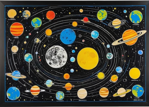 solar system,the solar system,copernican world system,orrery,planetary system,planets,space art,star chart,inner planets,planisphere,astronautics,harmonia macrocosmica,playmat,orbiting,outer space,celestial bodies,geocentric,planet eart,the universe,placemat,Conceptual Art,Graffiti Art,Graffiti Art 01