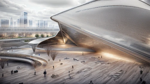 soumaya museum,futuristic art museum,hudson yards,futuristic architecture,walt disney concert hall,disney concert hall,tempodrom,disney hall,calatrava,santiago calatrava,futuristic landscape,mercedes-benz museum,the dubai mall entrance,archidaily,3d rendering,metal roof,honeycomb structure,roof domes,oval forum,musical dome