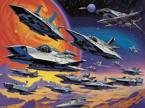 space ships,starship,x-wing,spaceships,delta-wing,federation,sci fi,space voyage,space tourism,sci - fi,sci-fi,storm troops,star ship,space craft,fleet and transportation,star wars,space invaders,starwars,missiles,1982,Illustration,American Style,American Style 05