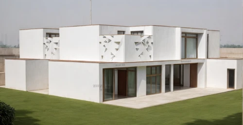 cubic house,model house,build by mirza golam pir,cube stilt houses,lattice windows,stucco frame,stucco wall,cube house,exterior decoration,prefabricated buildings,thermal insulation,facade panels,residential house,facade insulation,concrete blocks,salar flats,chandigarh,modern building,glass facade,frame house,Architecture,Villa Residence,Nordic,Nordic Harmony