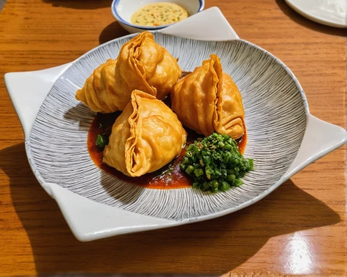 jiaozi,shrimp dumplings,spinach dumplings,steamed dumplings,dumplings,gyoza,curry puff,wonton noodles,crab rangoon,xiaolongbao,hong kong cuisine,mandu,wonton,zongzi,indian chinese cuisine,bánh bao,cantonese food,samosa,nian gao,dim sum,Conceptual Art,Daily,Daily 26