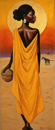 african woman,yellow sun hat,african american woman,african art,namib,khokhloma painting,tassili n'ajjer,woman playing,girl on the dune,black woman,senegal,woman with ice-cream,anmatjere women,benin,oil on canvas,praying woman,cienaga de zapata,ghana,afro american,woman walking,Art,Artistic Painting,Artistic Painting 47