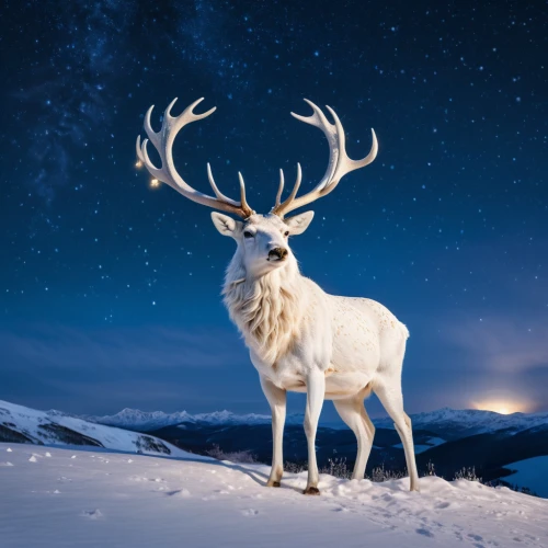 glowing antlers,reindeer from santa claus,winter deer,white fallow deer,reindeer polar,santa claus with reindeer,reindeer,raindeer,christmas deer,christmas snowy background,sleigh with reindeer,rudolf,caribou,barren ground caribou,elk,fallow deer,manchurian stag,fallow deer group,european deer,rudolph,Photography,General,Natural