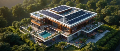 cubic house,eco-construction,modern architecture,modern house,cube house,3d rendering,house in the forest,luxury property,solar cell base,render,eco hotel,dunes house,residential,build by mirza golam pir,frame house,solar panels,futuristic architecture,green living,luxury home,house in the mountains,Photography,General,Sci-Fi