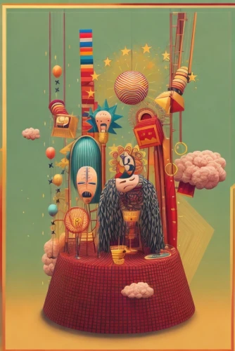 decorative nutcracker,wooden toys,kokeshi,kokeshi doll,piñata,ernie and bert,string puppet,pompom,knitting wool,surrealistic,pinocchio,abacus,puppeteer,gumball machine,nutcracker,donut illustration,wooden toy,shirakami-sanchi,puppets,surrealism,Game Scene Design,Game Scene Design,Cute Style