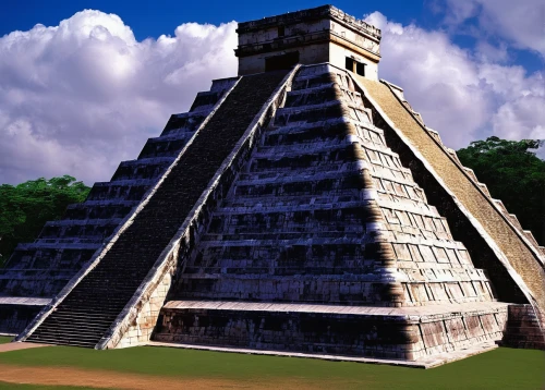 chichen itza,chichen-itza,maya civilization,maya city,eastern pyramid,yucatan,step pyramid,pyramid,stone pyramid,yantra,ancient civilization,mesoamerican ballgame,the great pyramid of giza,belize,artemis temple,kharut pyramid,aztec,tower of babel,pyramids,3d rendering,Illustration,Realistic Fantasy,Realistic Fantasy 12