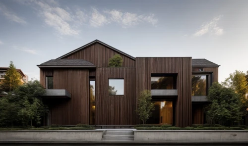 timber house,wooden house,cubic house,corten steel,cube house,modern house,wooden facade,modern architecture,dunes house,residential house,danish house,house hevelius,house in the forest,house shape,archidaily,residential,frame house,wooden sauna,wooden construction,inverted cottage,Architecture,Villa Residence,Masterpiece,Elemental Modernism