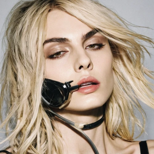 choker,madonna,harley quinn,nylon,harnessed,harley,lip,mascara,collared,fierce,eyebrow,brows,eye liner,eyeliner,twigs,short blond hair,lips,lip liner,hair iron,vogue,Art,Classical Oil Painting,Classical Oil Painting 31