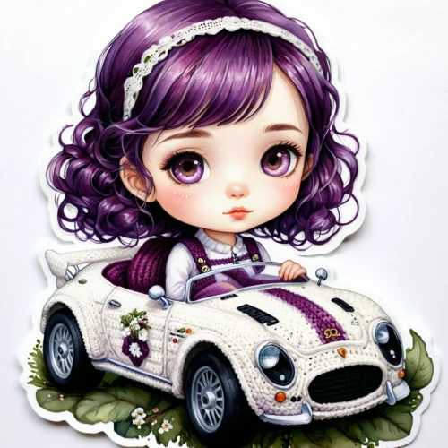 mitsuoka viewt,mini cooper,girl and car,fiat 500 giardiniera,fiat 518,flower car,small car,fiat500,fiat 500,fiat 501,bridal car,dollhouse accessory,toy car,mini suv,nissan figaro,artist doll,girl in car,wind-up toy,nissan cube,fiat 600,Illustration,Abstract Fantasy,Abstract Fantasy 11