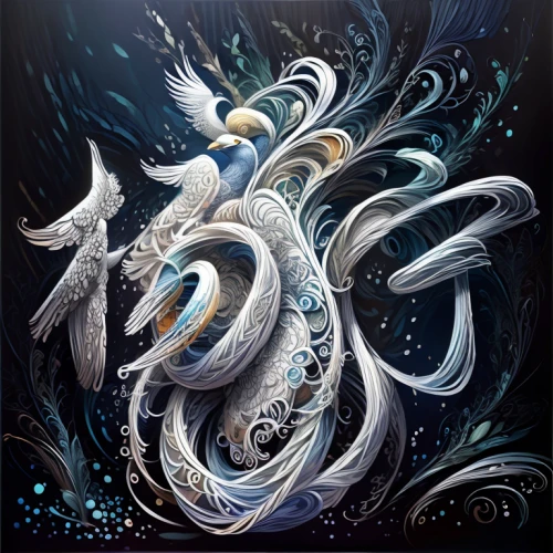 the zodiac sign pisces,constellation swan,deep sea nautilus,mermaid background,horoscope pisces,mermaid vectors,pisces,god of the sea,sea raven,merfolk,chambered nautilus,aquarius,birds of the sea,sea swallow,maelstrom,poseidon,apophysis,sea fantasy,nautilus,sea god