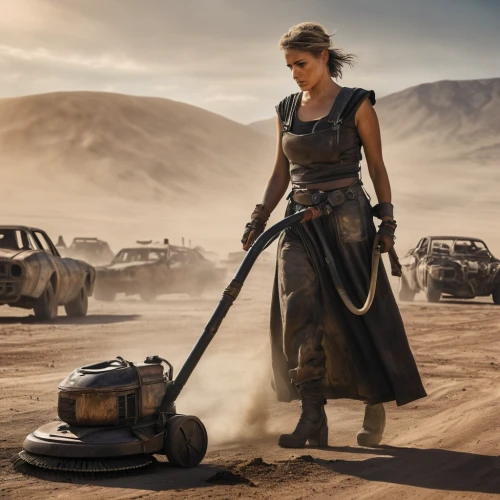 mad max,cleaning woman,dirt mover,salt harvesting,post apocalyptic,erbore,housework,woman fire fighter,female hollywood actress,wasteland,female worker,woman of straw,insurgent,tyre pump,dust,housekeeper,female warrior,post-apocalyptic landscape,female doctor,hard woman,Photography,General,Natural