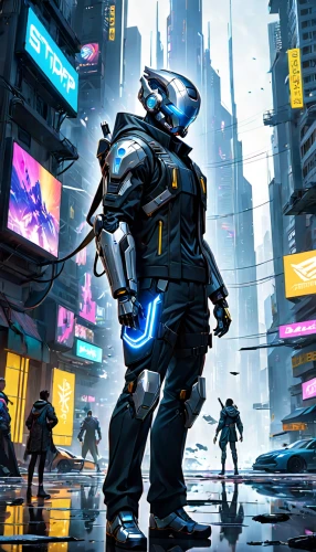 cyberpunk,scifi,futuristic,tau,sci - fi,sci-fi,sci fiction illustration,cyber,cybernetics,sci fi,dystopia,dystopian,futuristic landscape,cyberspace,hk,mech,robot,patrols,robotic,robotics,Anime,Anime,General