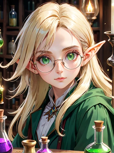 librarian,apothecary,chemist,book glasses,violet evergarden,tutor,scholar,reading glasses,candlemaker,potions,professor,potter,with glasses,magic grimoire,barmaid,tutoring,academic,elf,glasses,two glasses,Anime,Anime,General