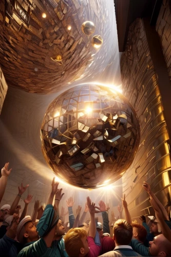 disco ball,mirror ball,spirit ball,musical dome,the globe,glass harp,ceiling fixture,ceiling lighting,wooden balls,cymbals,wine barrels,ceiling construction,glass sphere,the ceiling,glass ball,ceiling lamp,ceiling light,shrovetide,nightclub,globes