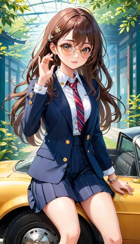 subaru,girl and car,tsumugi kotobuki k-on,mikuru asahina,car,dacia,car model,girl in car,mc,toyota,driving a car,honmei choco,with glasses,portrait background,car rental,driving car,electric driving,nissan altima,car roof,m3,Anime,Anime,General