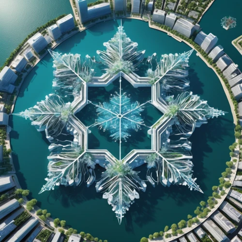 snowflake background,ice planet,the center of symmetry,snow roof,fractal environment,fractal art,diamond lagoon,fractal,north pole,blue snowflake,fractals,snowflake,mandelbrodt,kaleidoscopic,fractals art,mandala,abu-dhabi,dhabi,abu dhabi,solar cell base,Conceptual Art,Sci-Fi,Sci-Fi 05