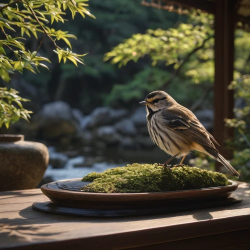 japanese garden ornament,ryokan,bird bath,passer domesticus,japanese zen garden,tea ceremony,zen garden,gyokuro,birdfeeder,bird feeding,tea zen,garden bird,bird bird kingdom,japan garden,ovenbird,bird food,bird in bath,bird kingdom,garden birds,bird feeder