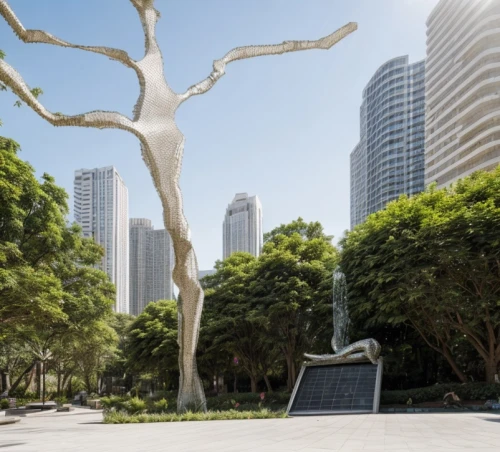 sculpture park,public art,holocaust memorial,singapore landmark,battery gardens,steel sculpture,garden sculpture,trumpet tree,mother earth statue,tel aviv,urban park,singapore,trees with stitching,costanera center,soumaya museum,royal botanic garden,botanical square frame,k13 submarine memorial park,the japanese tree,são paulo,Landscape,Landscape design,Landscape space types,Art And Cultural Spaces