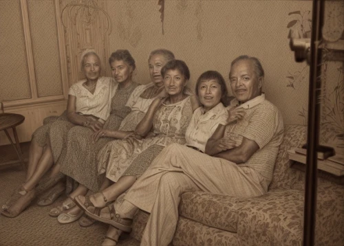 vintage asian,group of people,1950s,1940s,grandparents,color image,mother and grandparents,1950's,family taking photos together,1960's,family group,13 august 1961,vintage photo,mulberry family,seven citizens of the country,family photos,elderly people,1940 women,nursing home,vintage background,Common,Common,Natural