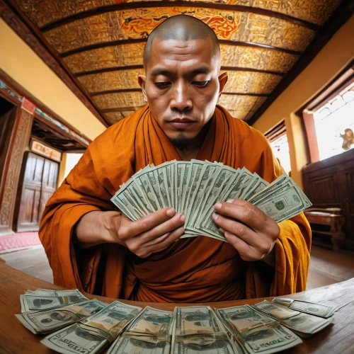 buddhist monk,buddhist,money transfer,theravada buddhism,buddhists monks,buddhists,grow money,buddha focus,banknotes,tibetan,money changer,money handling,somtum,bodhisattva,time and money,hung yen,banknote,prosperity,collapse of money,monks,Photography,General,Natural