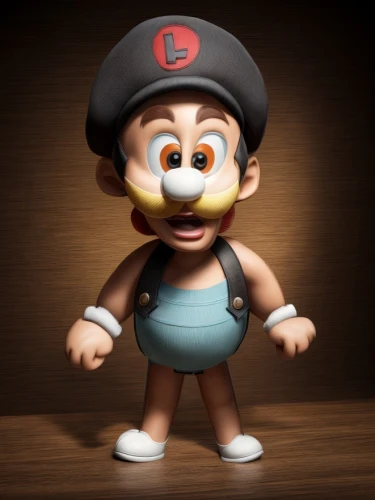 luigi,mario,super mario,toad,plumber,mario bros,true toad,pubg mascot,popeye,3d render,super mario brothers,pinocchio,3d model,gnome,game character,3d figure,3d rendered,odyssey,cute cartoon character,b3d,Common,Common,Natural