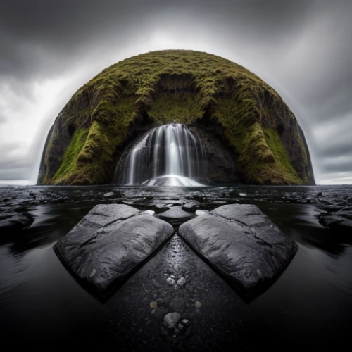 eastern iceland,natural arch,iceland,faroe islands,rock arch,rock formation,skogafoss,landscape photography,natural monument,kirkjufell river,cave on the water,water fall,rock face,volcanic plug,water and stone,water flowing,kirkjufell,water flow,orkney island,rock needle,Realistic,Landscapes,Icelandic
