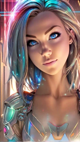 symetra,tiber riven,elsa,cg artwork,elza,show off aurora,goddess of justice,nova,custom portrait,lux,venera,portrait background,navi,aurora,ixia,background image,luminous,cyborg,barbie,visual effect lighting