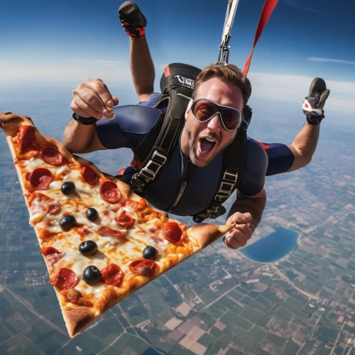 flying food,tandem skydiving,skydiving,order pizza,skydive,pizza service,bucket list,pan pizza,pizza topping,the pizza,tandem jump,pizza supplier,base jumping,pizza,pizza stone,pizza topping raw,skydiver,pizza hut,zero gravity,pizol,Photography,General,Natural