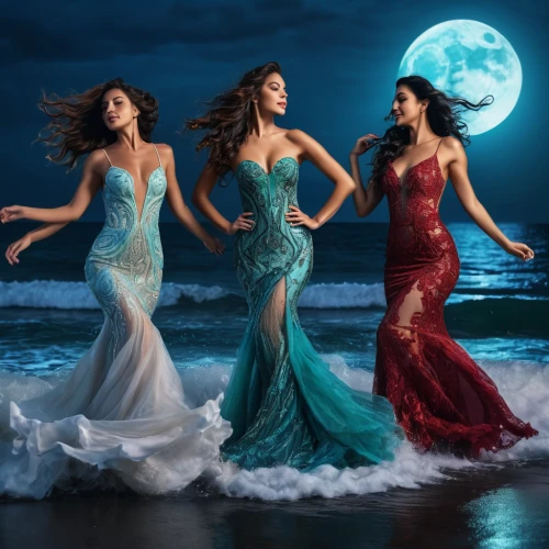 celtic woman,mermaids,believe in mermaids,the three graces,mermaid vectors,let's be mermaids,mermaid background,celebration of witches,tour to the sirens,quinceanera dresses,sirens,beautiful photo girls,celestial bodies,photoshop manipulation,apollo and the muses,fantasy picture,image manipulation,photo manipulation,beautiful women,four seasons,Photography,General,Fantasy