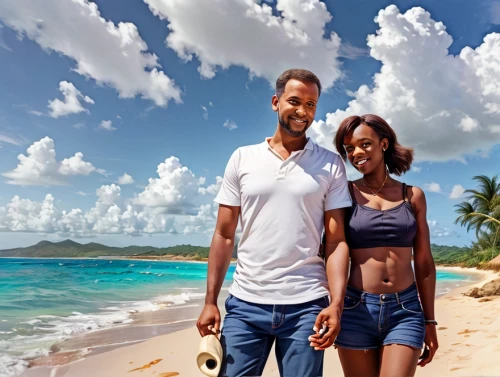 travel insurance,black couple,praslin,varadero,antigua,antilles,beach background,cuba background,seychelles,the caribbean,caribbean,roatan,cape verde island,curaçao,caribbean beach,people on beach,mozambique,club med,online path travel,safe island