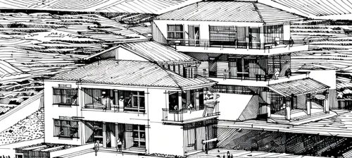escher,house roofs,roofs,terraced,japanese architecture,tenement,house drawing,escher village,bukchon,houses clipart,roof construction,house roof,wooden houses,chinese architecture,fire escape,roof structures,terraces,roof landscape,kirrarchitecture,isometric,Design Sketch,Design Sketch,None