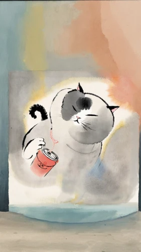 milk bath,cat drinking tea,bird in bath,bathing,garp fish,cat drinking water,dog illustration,bath with milk,opossum,dog in the water,water dog,dog and cat,cartoon cat,cat cartoon,congee,dog drawing,potcake dog,steamed rice,watercolor cat,animal film